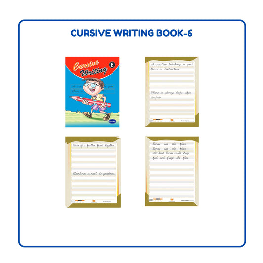 English Cursive Writing Books Set of 4 (11-15 years) kids