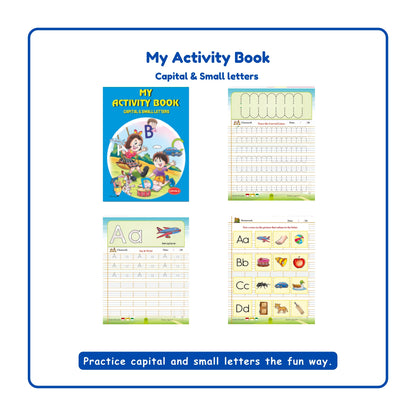 Trace & Write Practice Books Set of 3