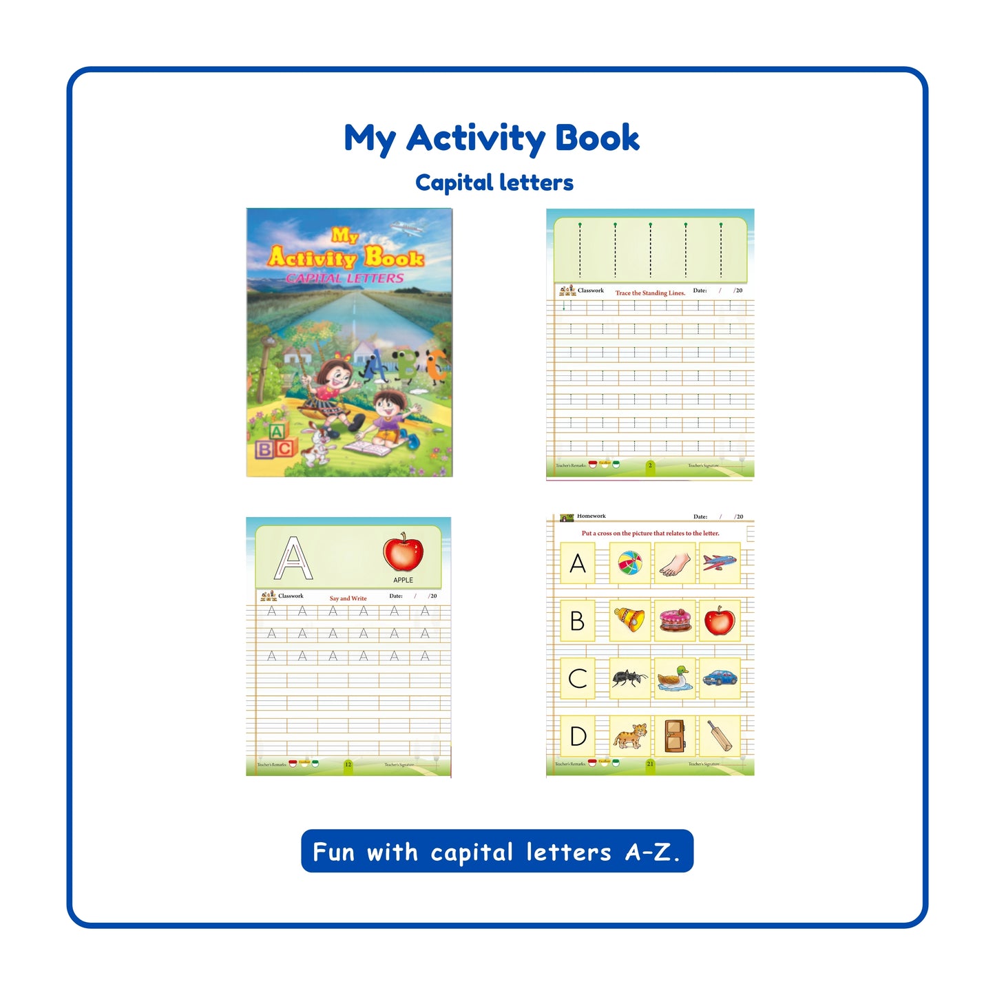 Trace & Write Practice Books Set of 3