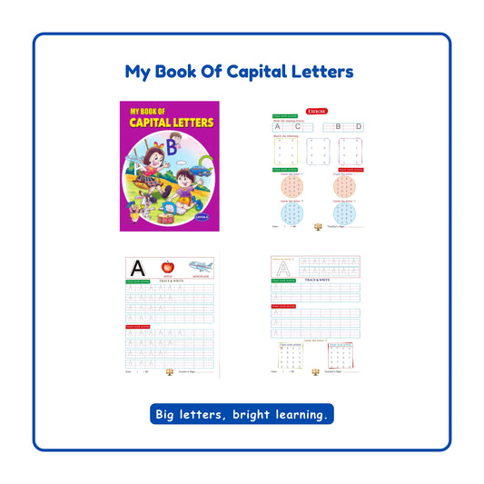 Trace & Write Practice Books Set of 3