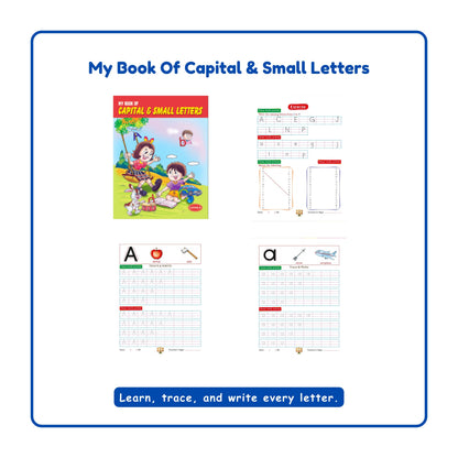 Trace & Write Practice Books Set of 3