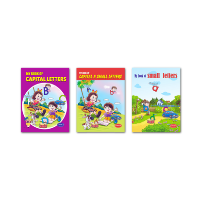Trace & Write Practice Books Set of 3