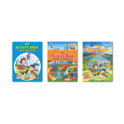 Trace & Write Practice Books Set of 3