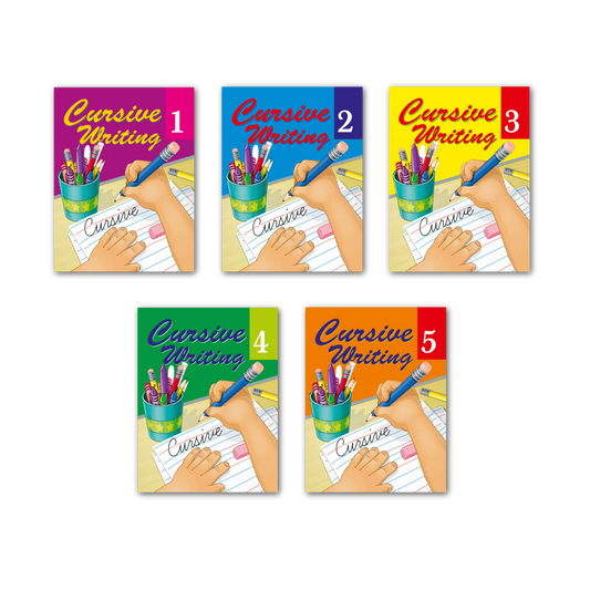 English Cursive Hand Writing I Set of 5 I 64 pages in each book